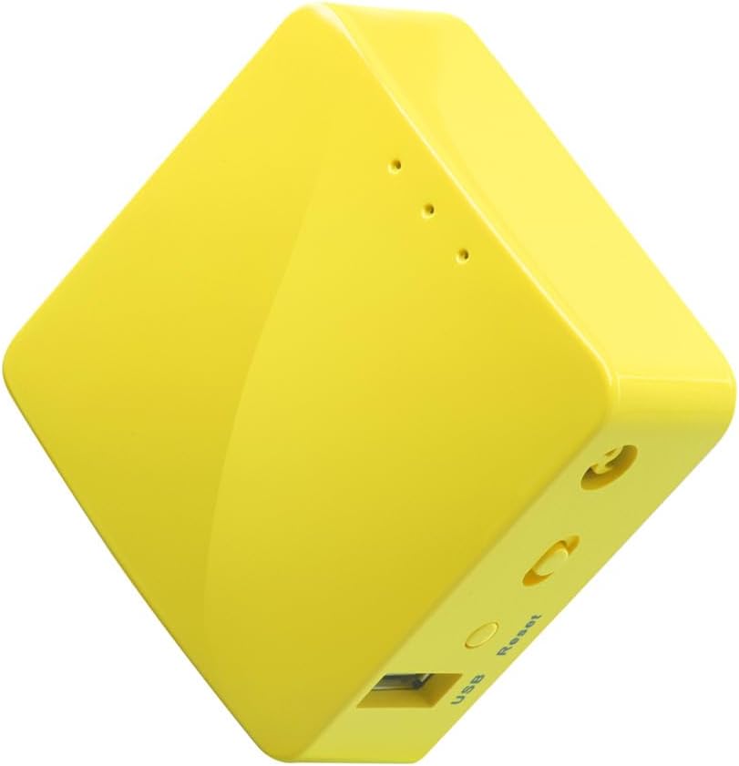 Bộ định tuyến GL.iNet GL-MT300N-V2 Mango Portable Mini Travel Wireless Pocket VPN WiFi Router - Access Point Extender WDS | OpenWrt | 2 x Ethernet Ports | OpenVPN Wireguard VPN | USB 2.0 | 128MB RAM ... 0508