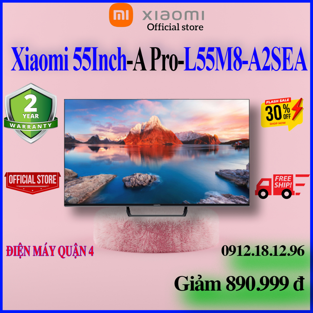 Google Tivi Xiaomi 55 A PRO 55 inch L55M8-A2SEA (mẫu mới) /  Xiaomi P1 55 inch(mẫu cũ) CHỈ BÁN TPHCM