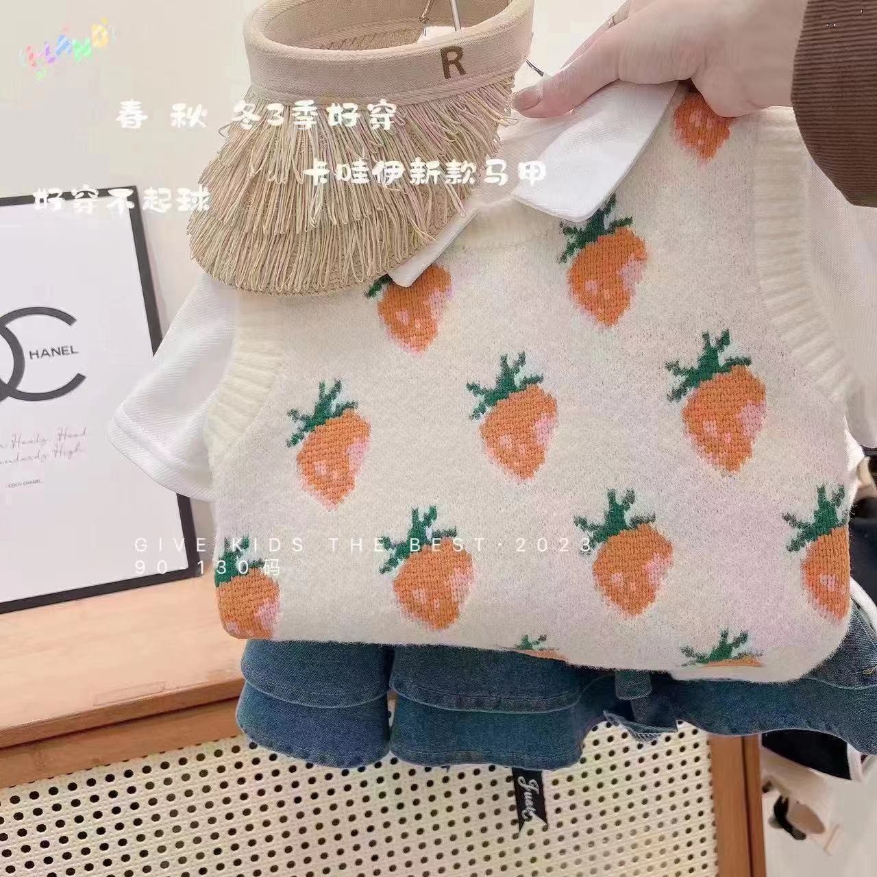 Áo gile len cho bé trai bé gái chất liệu len lông siêu mềm mịn mướt tay giữ ấm tốt chất liệu dày dặn hàng QC