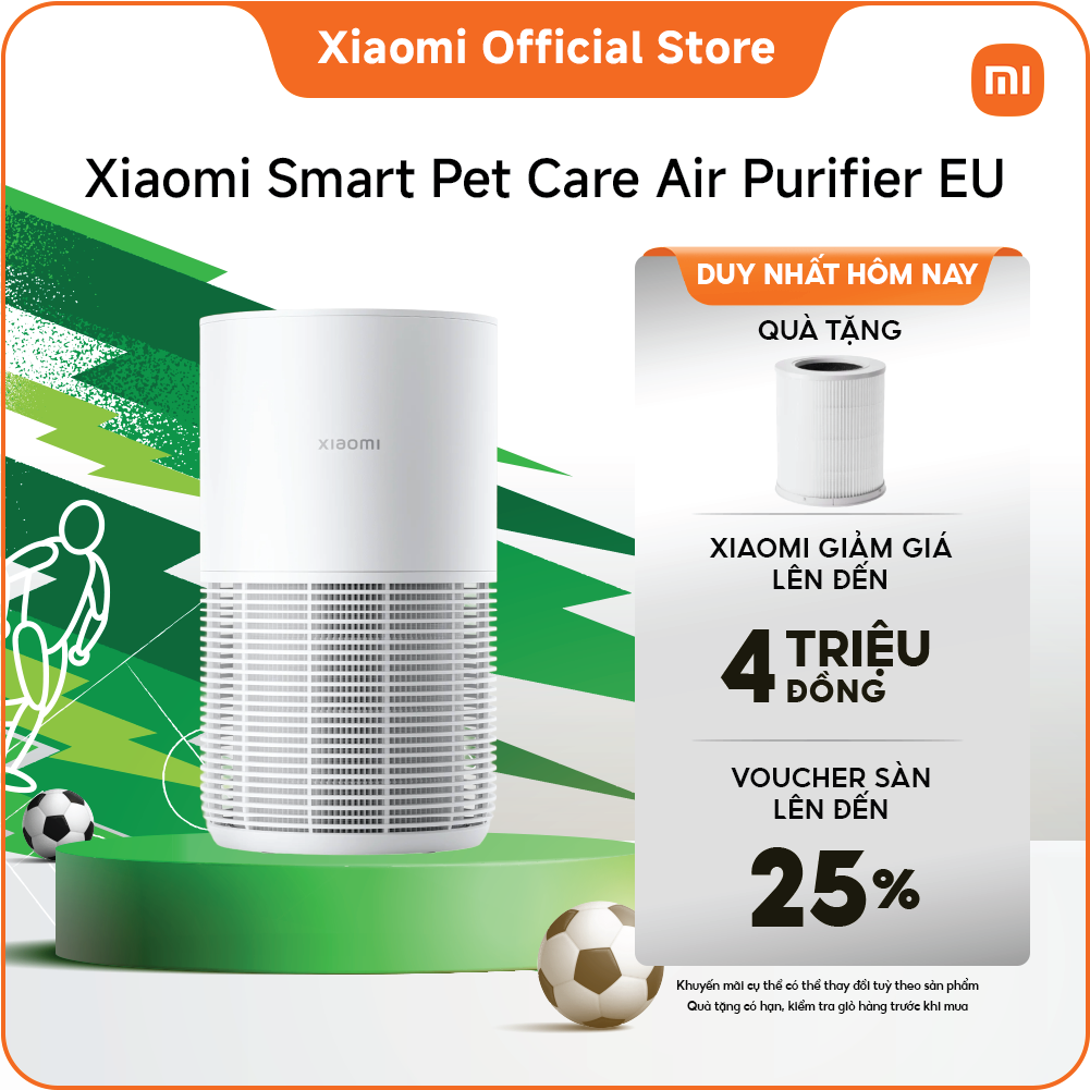 Xiaomi Smart Pet Care Air Purifier｜Hút và lọc khí 360° | Điều khiển thông minh qua ứng dụng | Thiết kế thân thiện với thú cưng｜Loại bỏ hiệu quả lông và da chết thú cưng｜Duy trì môi trường trong lành suốt mùa rụng lông