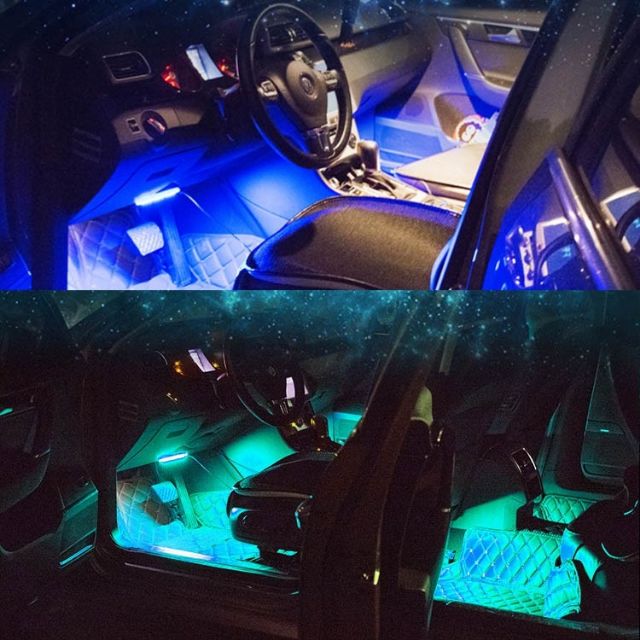 Đèn Led Chiếu Sáng Gầm Ô Tô 7 Màu 12V Kèm Remote Điều Khiển - Bình An Auto - Phụ Kiện Đồ Chơi Xe Hơi