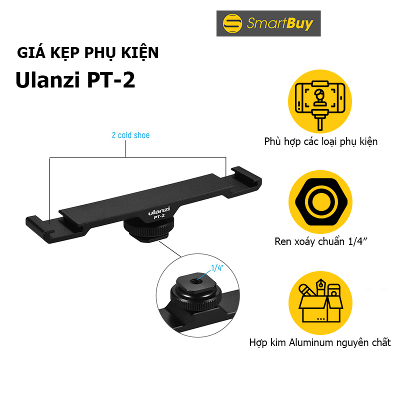 Gá kẹp Micro cho điện thoại Ulanzi PT- 2 - Hàng chính hãng