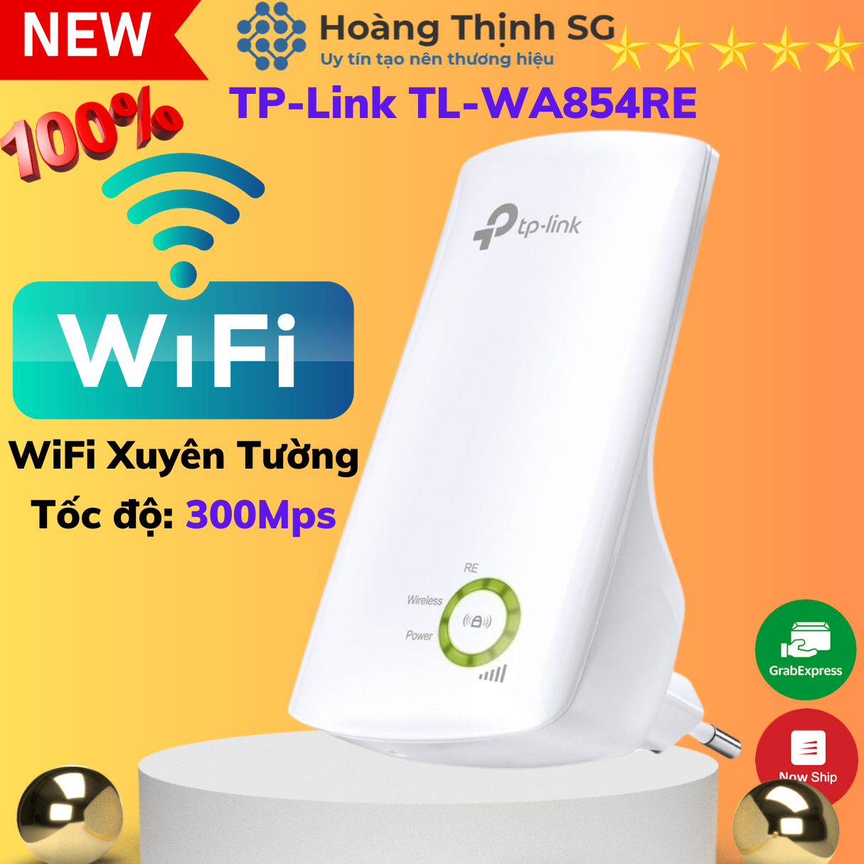 Bộ Kích Sóng Wifi Repeater TP-Link TL-WA854RE 300Mbps