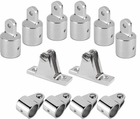 [HCM] Bộ Bắt Kèo Mui Bạt Tàu Cano, Chất Liệu Inox 316 Không Gỉ, Đường Kính 22mm, 25mm, Phụ Kiện Cano
