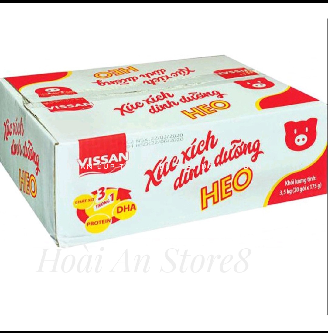 1 Thùng Xúc Xích heo Dinh dưỡng Vissan