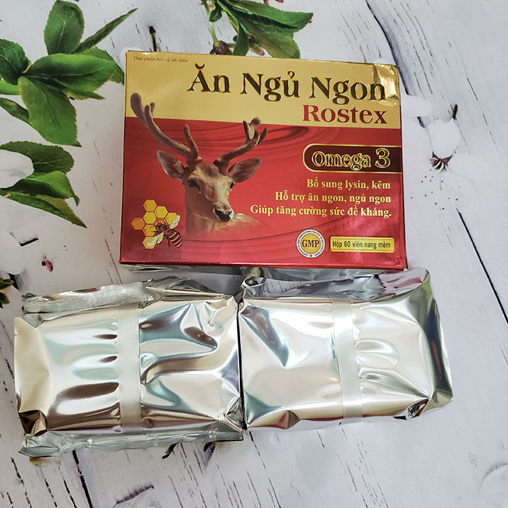 [HCM]Viên Ăn Ngủ Ngon Rostex loại bỏ mất ngủ căng thẳng stress