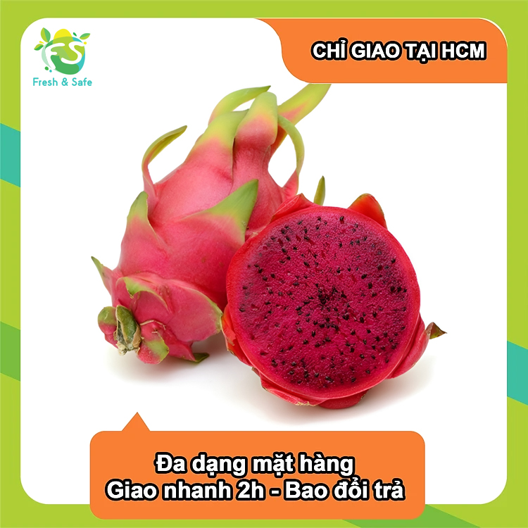 [Chỉ Giao HCM] Thanh long ruột đỏ - 2kg (sỉ)
