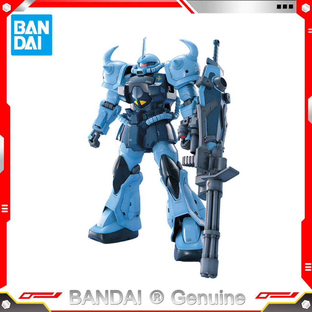 【Official】 BANDAI Gundam Đồ chơi mô hình lắp ráp MG 1/100 Gundam MS-07B3 Tiger 5061575 Quà tặng đồ chơi