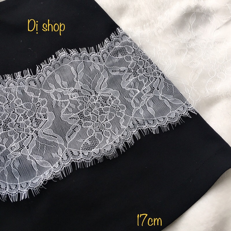 Ren mi bản 15cm tính cả lông mi vải ren