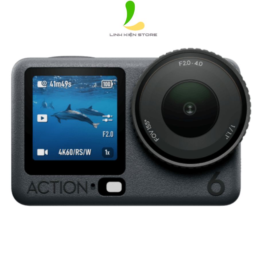 DJI Osmo Action 6 - Camera Hành Trình Quay 4K 120fps, Chống Rung RockSteady 3.0+, Chống Nước 20m