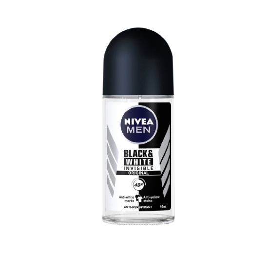 Lăn khử mùi nivea men 50ml - black & white original