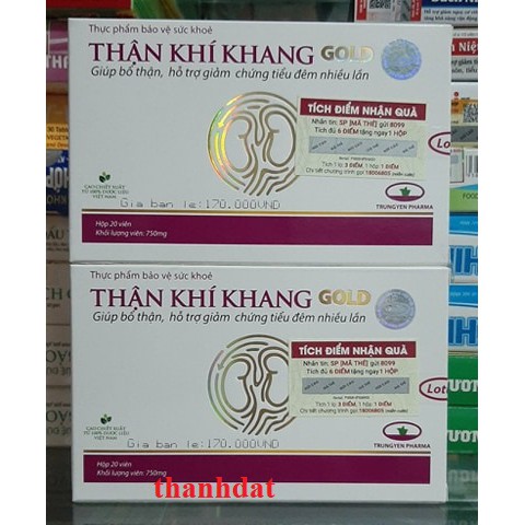 Thận khí khang gold hộp 20 viên