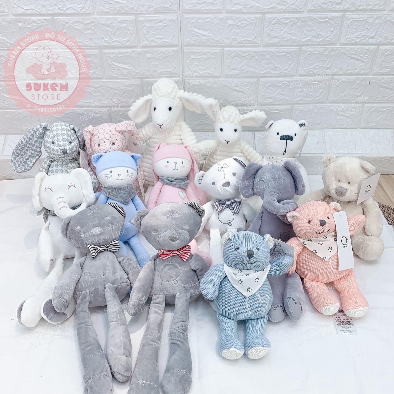 Thú Bông Người Bạn Đồng Hành Cùng Bé - Sukem Shop