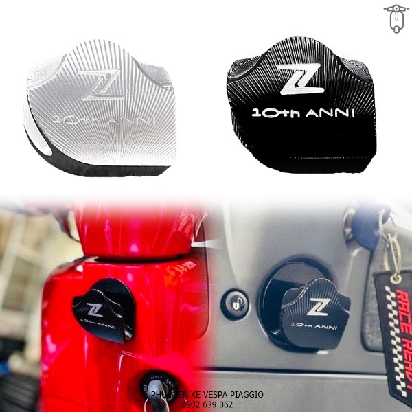 Móc treo vespa zelioni phiên bản kỷ niệm 10 year nhôm cnc