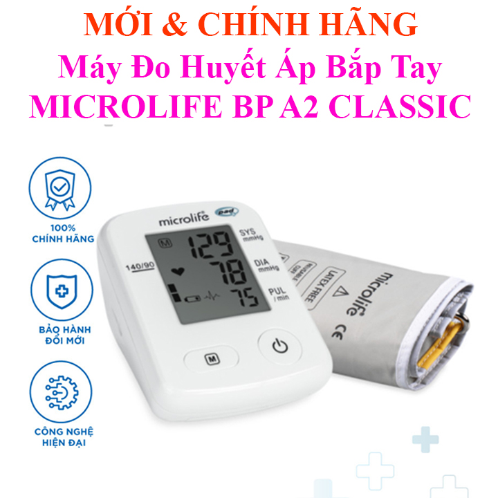 Máy đo huyết áp Thụy Sĩ Microlife BP 3NZ1-1P, Sinocare AES-U111, Microlife BP A2 Classic
