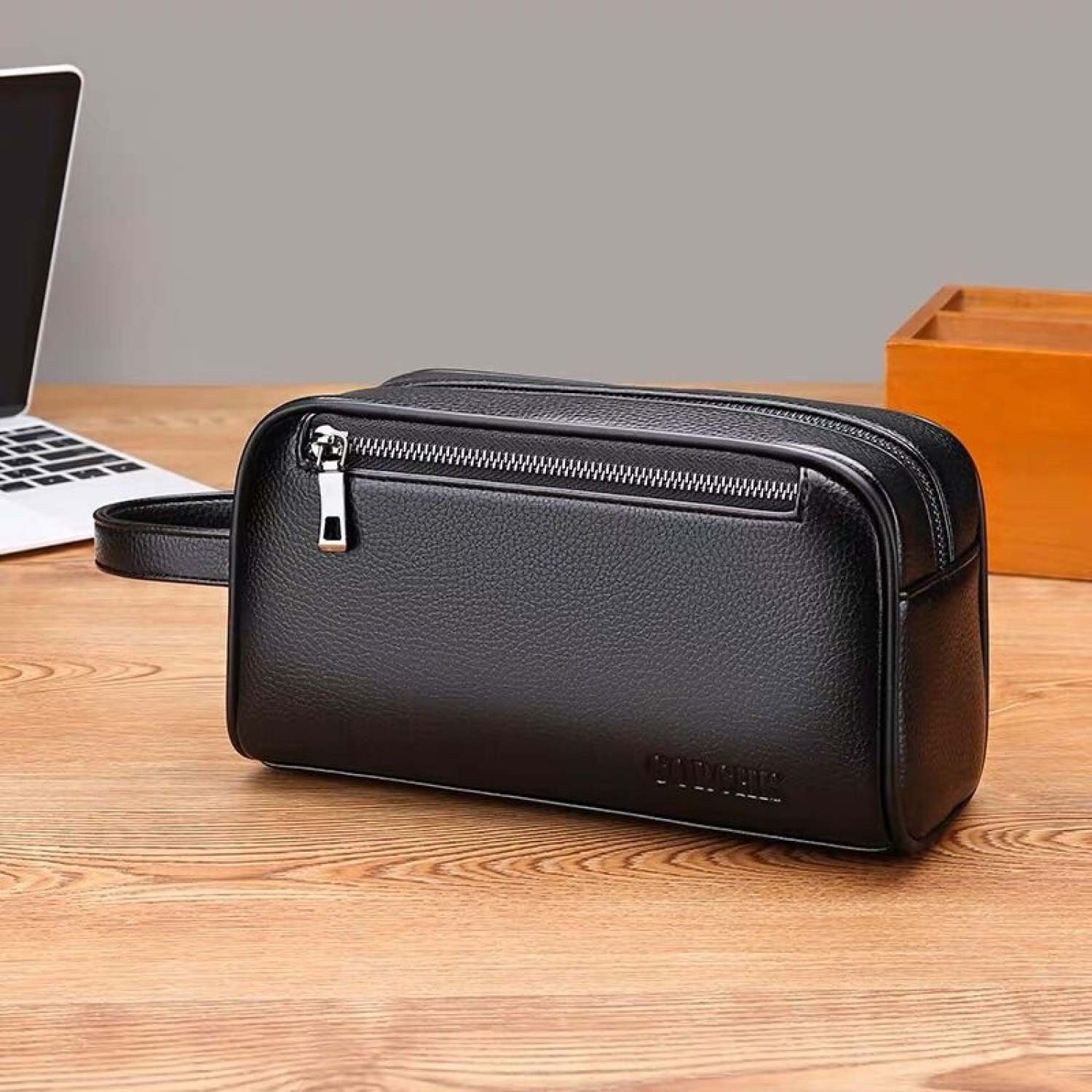 Ví cầm tay nam da cao cấp f869