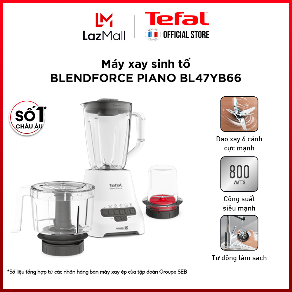 Máy xay sinh tố, xay thịt, xay thực phẩm Tefal BL47YB66 - Gian hàng chính hãng bảo hành 2 năm
