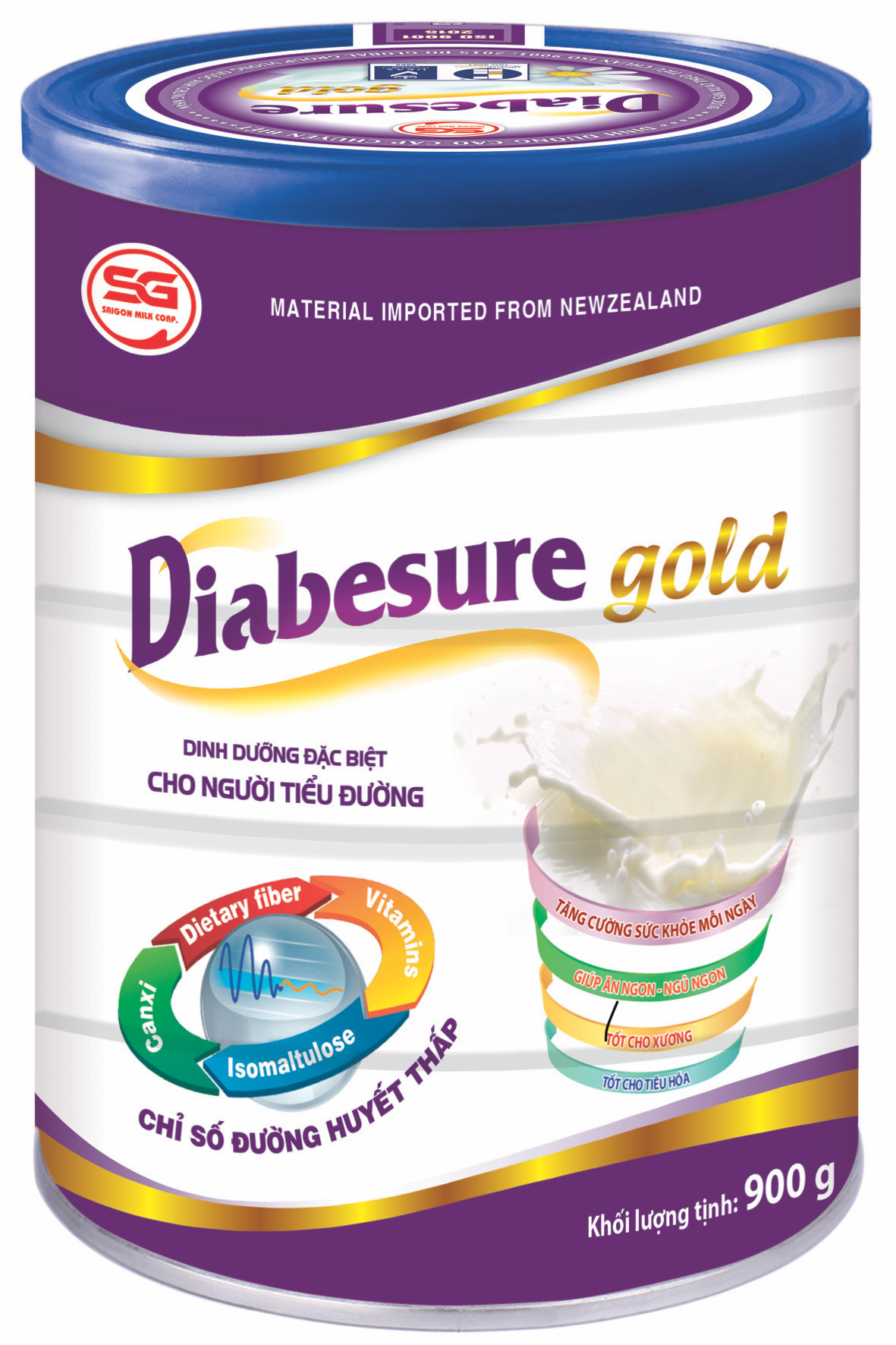 Sữa Dành Cho Người Tiểu Đường - Diabesure gold 900g - Sữa Dinh Dưỡng Cho Người Đái Tháo Đường - Tiểu Đường - Dâu Tây shop