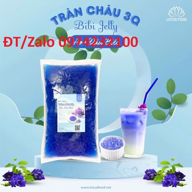 Trân châu 3Q hoa đậu biếc, Lotuis, 2 ký/bịch