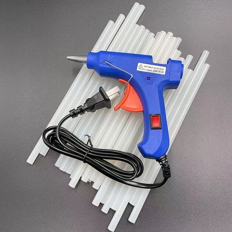 Súng bắn keo nến silicon 20W - 60W (Tặng kèm 1 cây keo nến silicon)