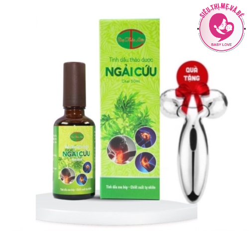 [Tặng con lăn]Dầu thoa đau nhức xương khớp- Tinh dầu ngải cứu Dạ Thảo Liên 50ml
