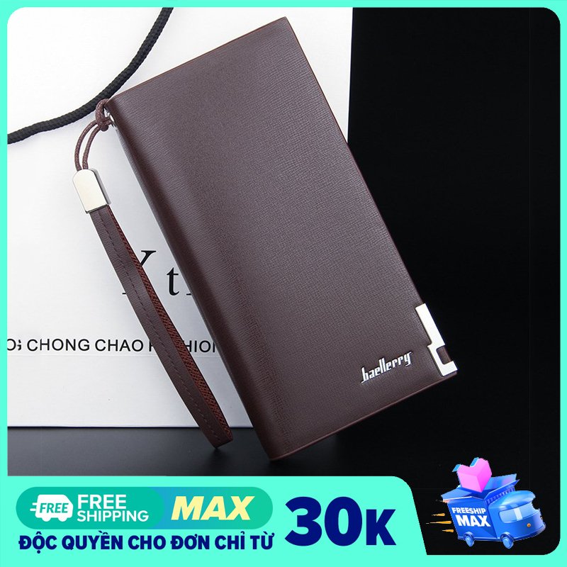 Ví cầm tay nam thời trang, ví nam cao cấp, ví nam dài hàng hiệu phong cách