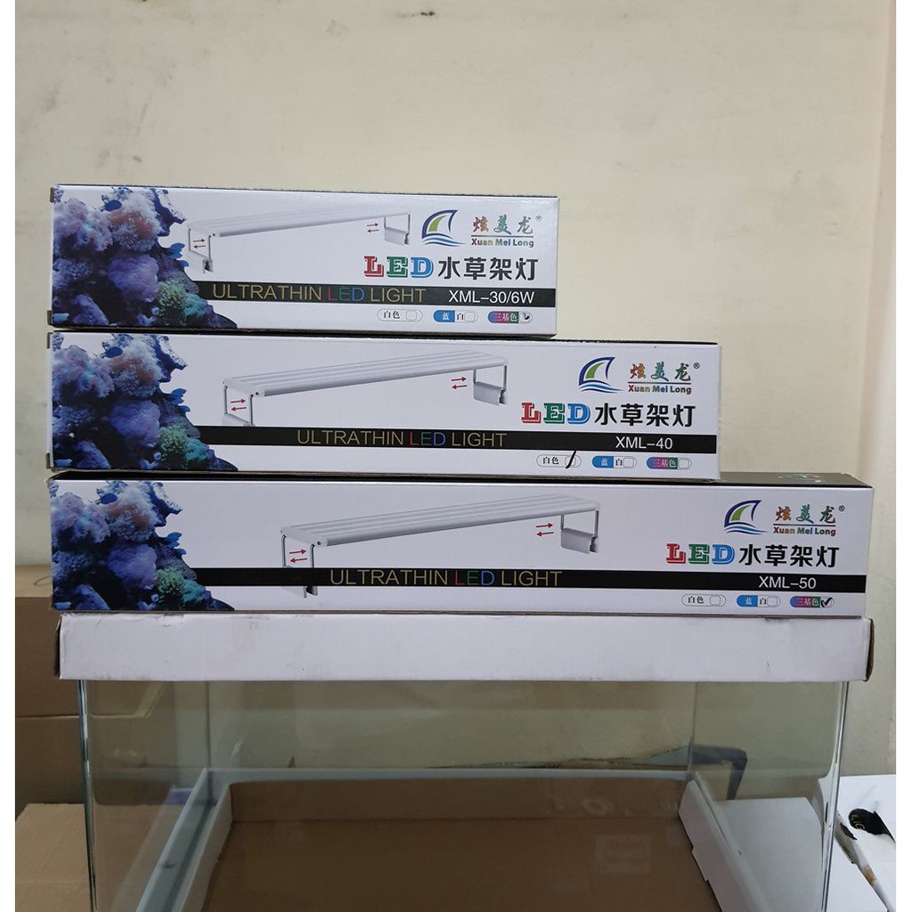 [Giảm giá sốc] HAC- Đèn led bể cá 40cm- Đèn led bể cá thủy sinh dành cho bể 40-50cm
