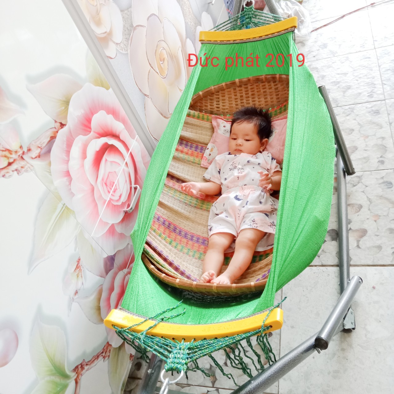 Bộ khung +võng cho bé -Đức phát 2019