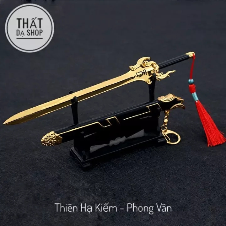 Phong vân thiên hạ kiếm 22cm kim loại - thất dạ shop.