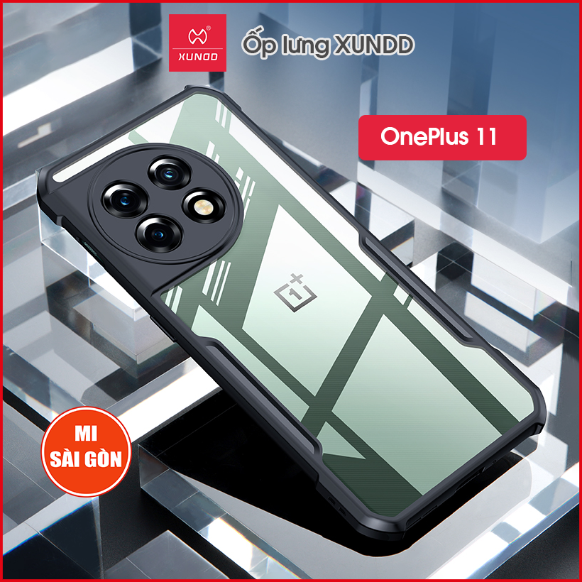 Ốp lưng xundd oneplus 11 - chống shock, viền tpu, mặt lưng trong