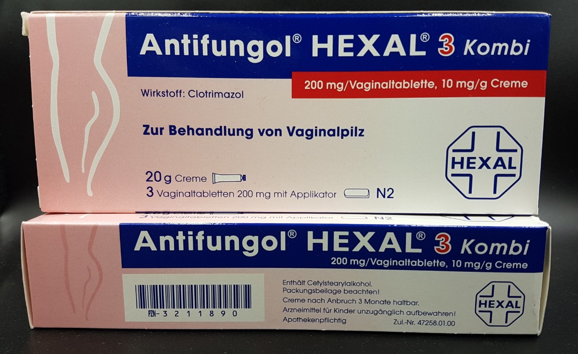 Hàng Đức Antifungol Hexal 3 Kombi viên + kem