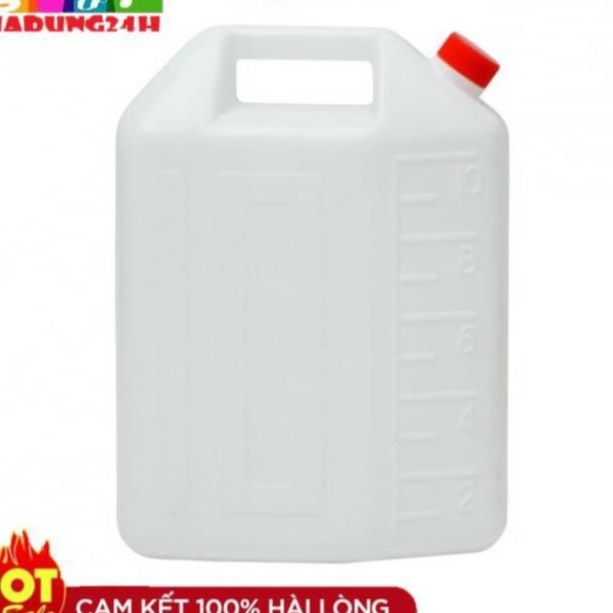 Can nhựa trắng 5l, 10l ,20l Việt Nhật trắng Hàng dày dặn đựng nước, Rượu xăng dầu tiện dụng
