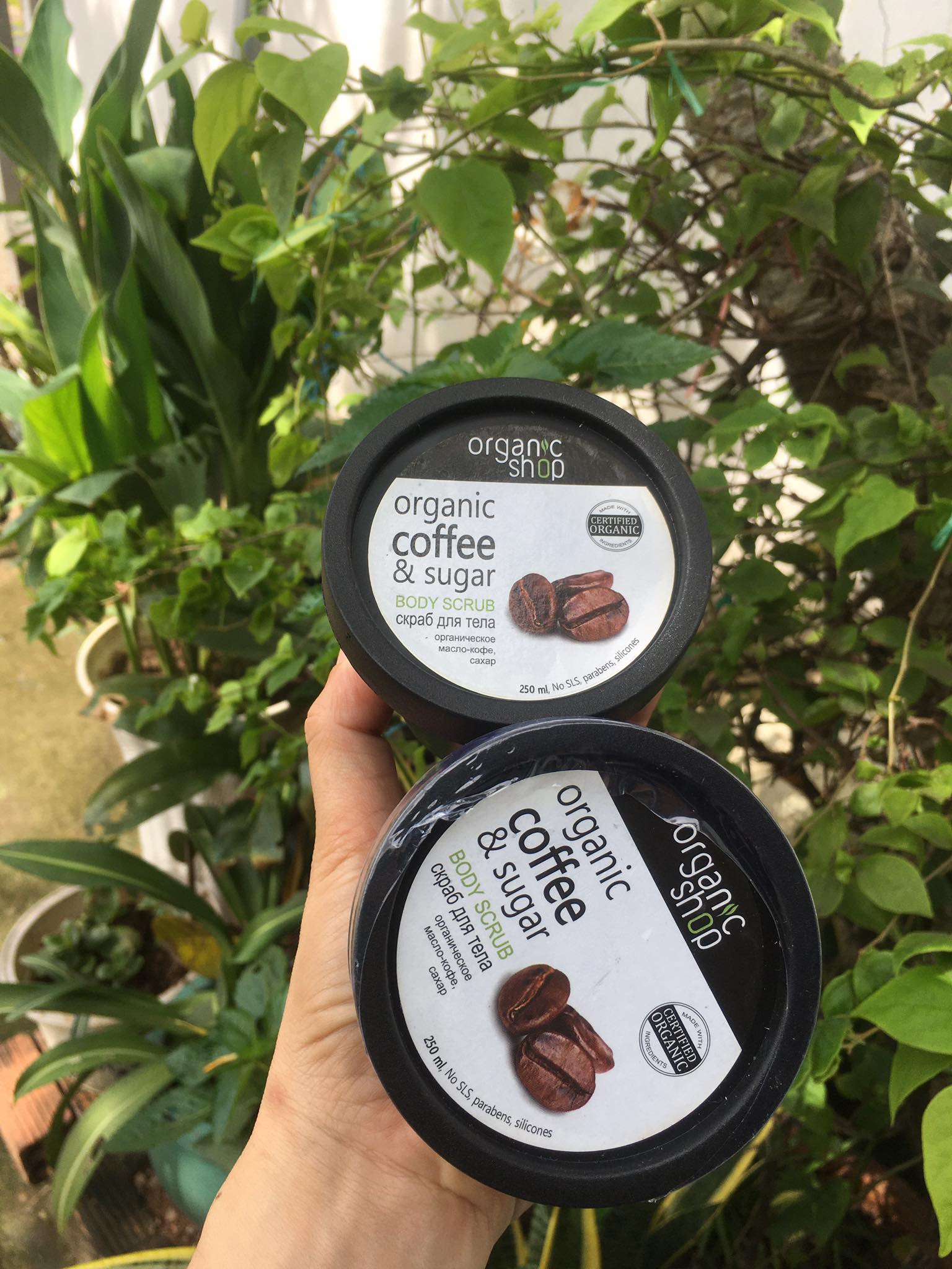 Tẩy Tế Bào Chết Body Organic Shop Coffee Sugar Body Scrub