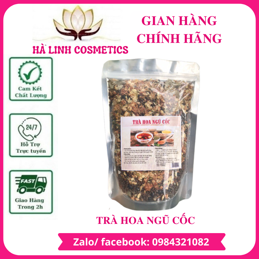 1kg Trà hoa ngũ cốc đóng túi zip