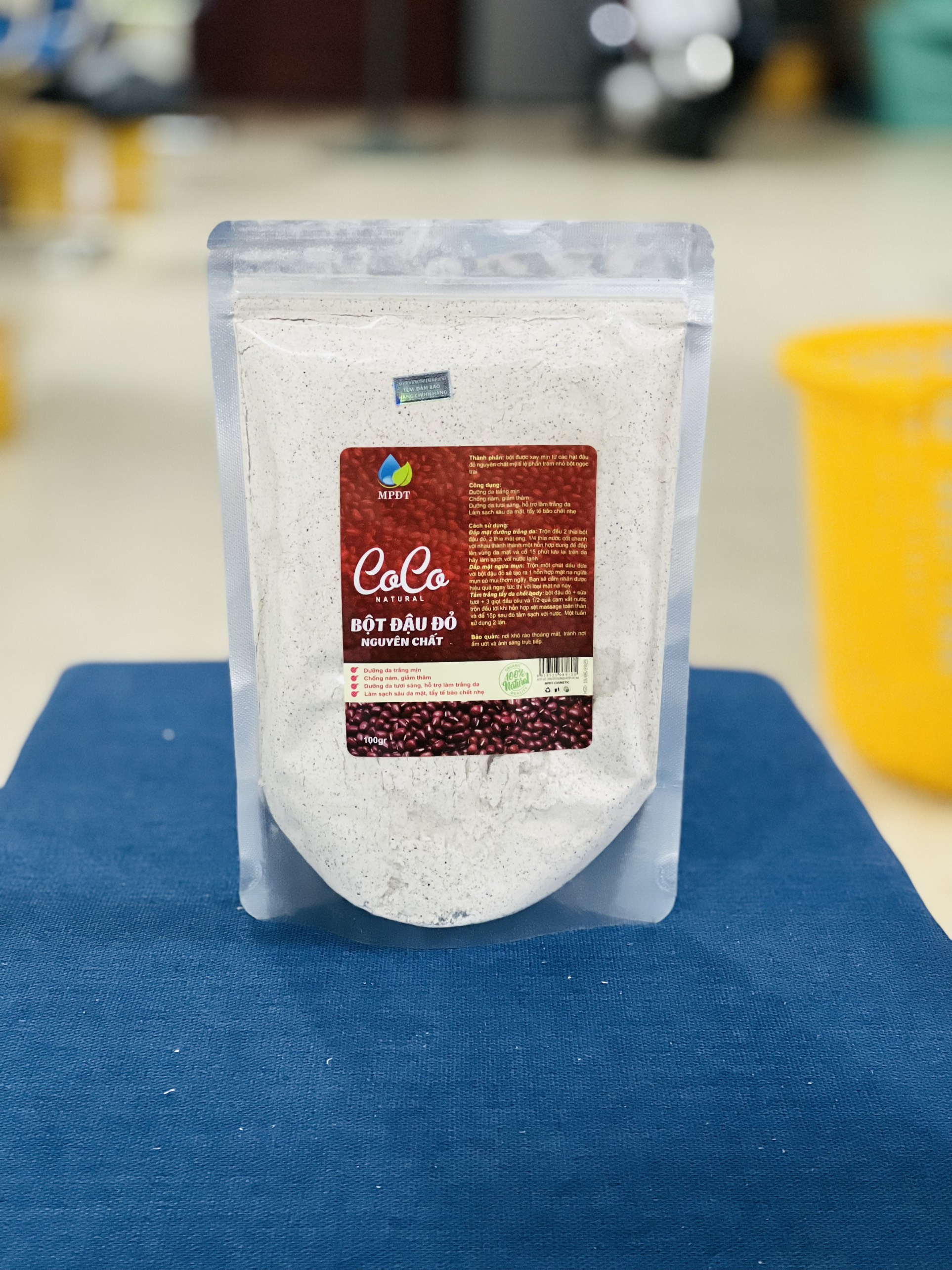 1kg bột đậu đỏ nguyên chất loại hạt nhỏ tắm trắng đắp mặt