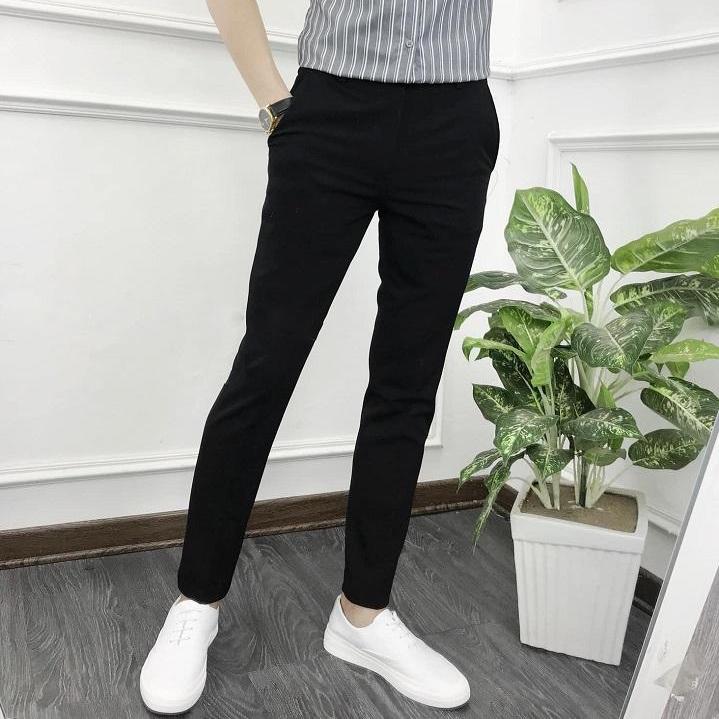 Quần tây nam co giãn ống côn body phong cách Hàn quốc có Big Size