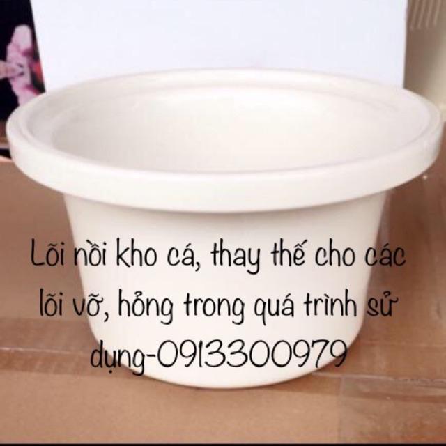 Nồi nấu cháo chậm đạt tường nồi kho cá, nồi đa năng 1,5l-2,5l-4,5l trắng