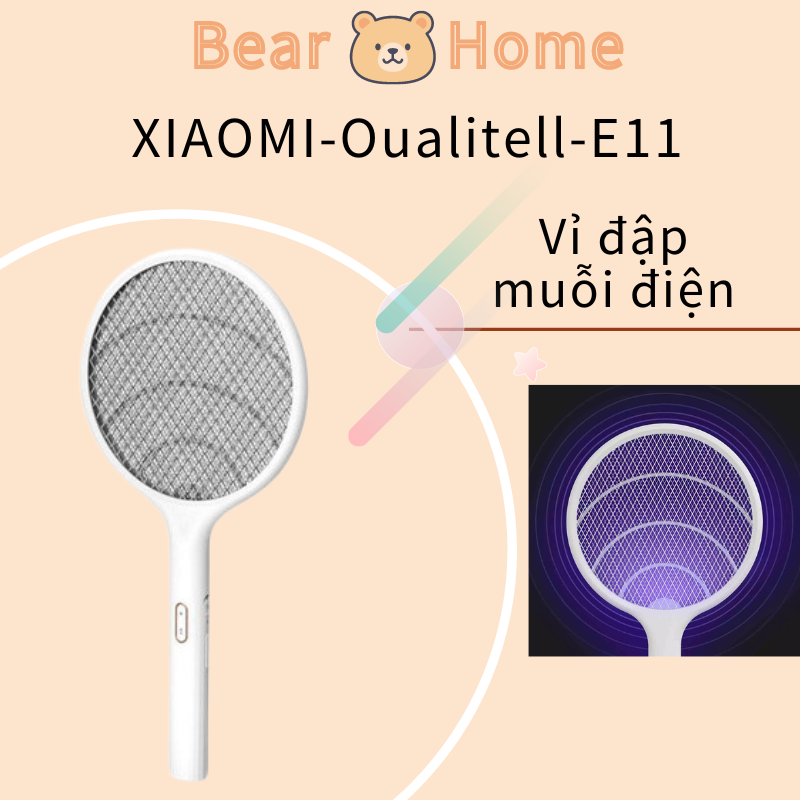 Vợt Diệt Muỗi Xiaomi Qualitell Tiện Lợi ZS9001-Bear-Home