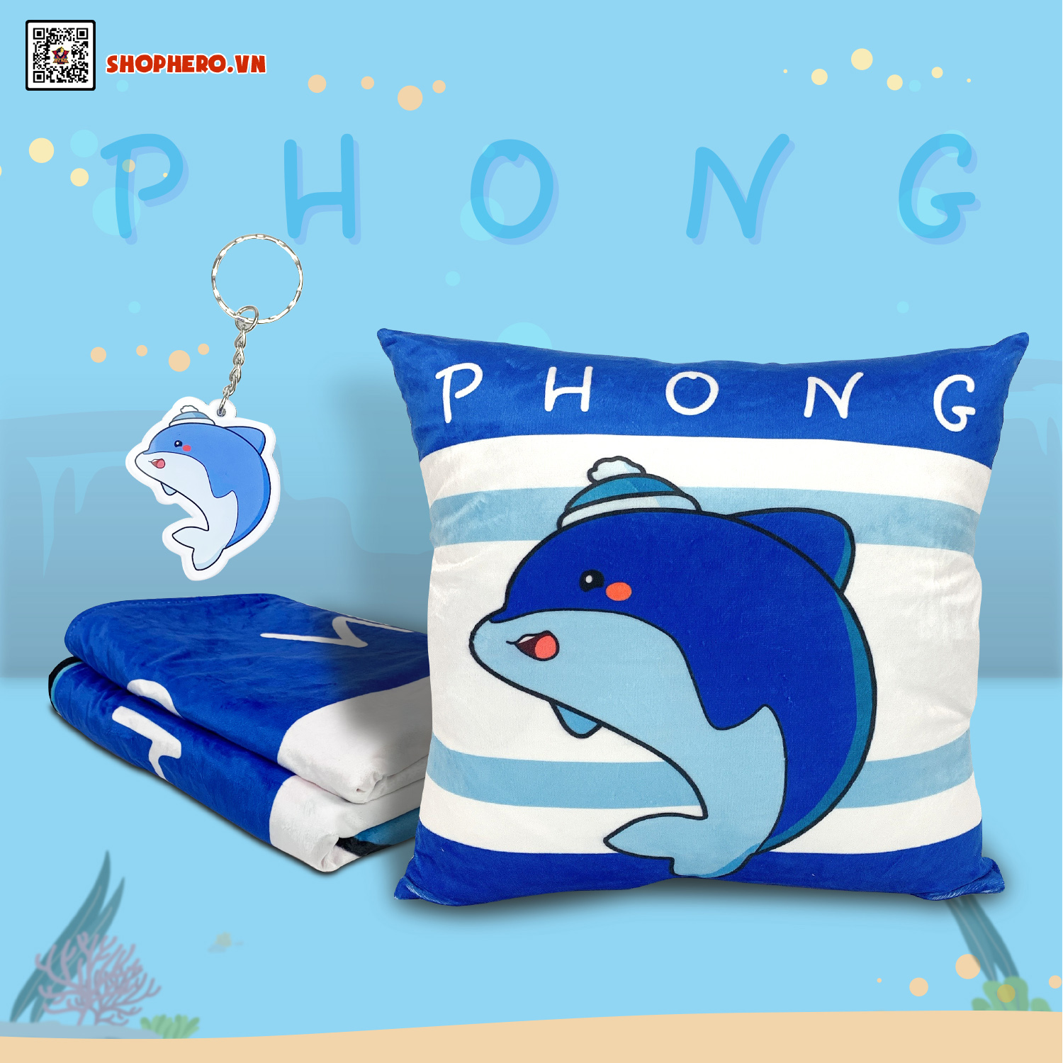 Bộ chăn gối Phong Cận Hero Team