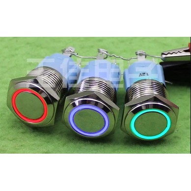 Công tắc led 12v-24v chế loa