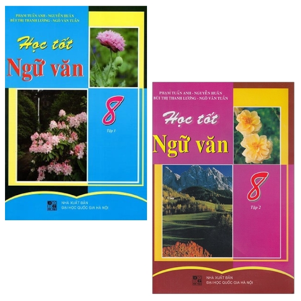 Fahasa - combo sách hay học tốt ngữ văn lớp 8 - tập 1 và 2