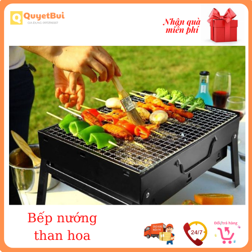 Bếp nướng than hoa Bếp nướng thịt Bếp nướng ngoài trời QuyetBui store