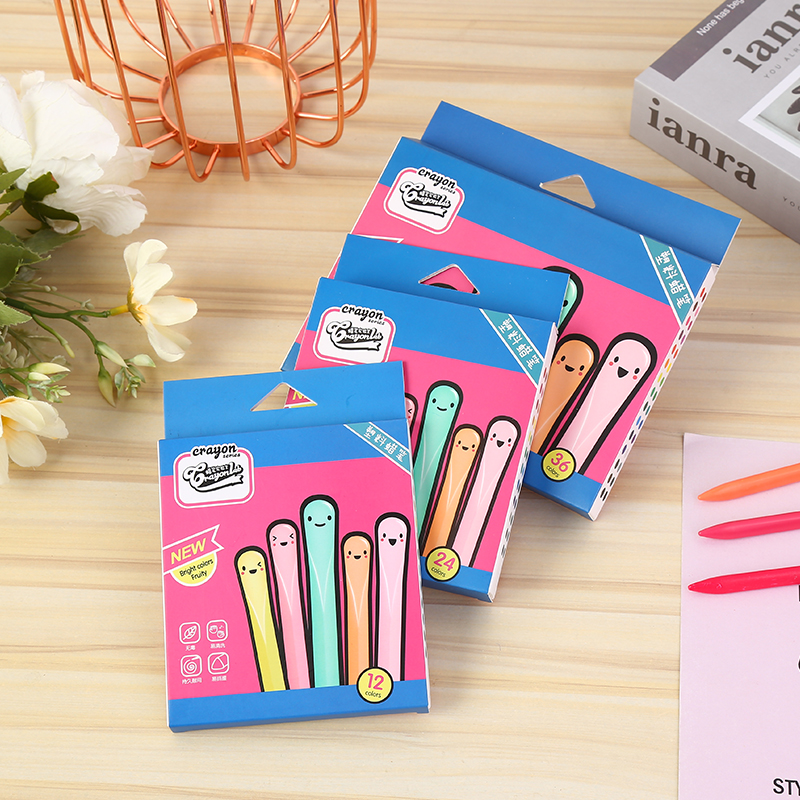 Bộ Bút Màu Sáp Màu Hữu Cơ An Toàn Cho Bé, Màu Sáp 36-24-12 Màu Pastel Vẽ Tranh Cho Bé Thỏa Sức Sáng Tạo Trong Dịp Nghỉ Hè Và Mùa Covid - FASONKITCHEN
