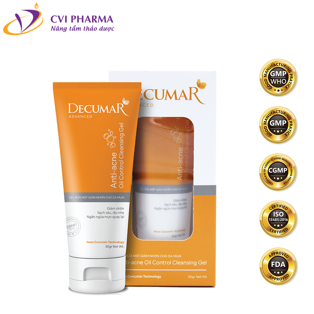 Gel Rửa Mặt Ngừa Mụn Decumar
