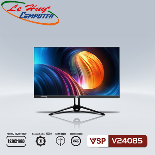 Màn hình máy tính vsp v2408s 24inch fullhd 75hz ips đen