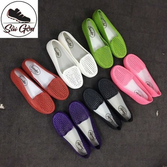 Giày búp bê nhựa dẻo đi mưa