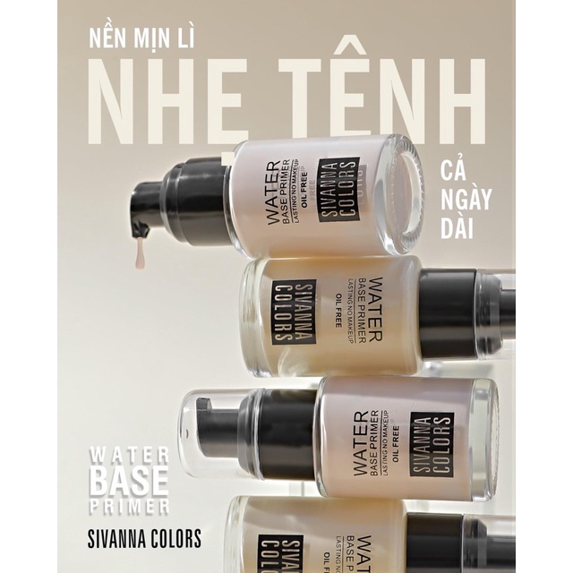 Kem nền Sivanna Water Base Primer kiềm dầu chống nước