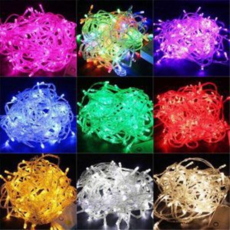 Đèn led, đèn trang trí mầu vàng