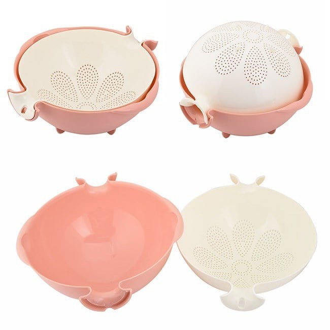 [HCM]Bộ thau rổ xoay 360 độ hàng đẹp