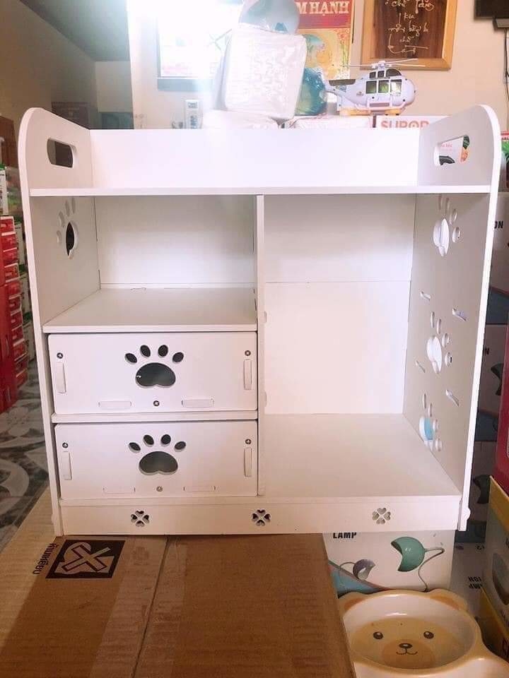 Kệ mỹ phẩm chân chó siêu kute